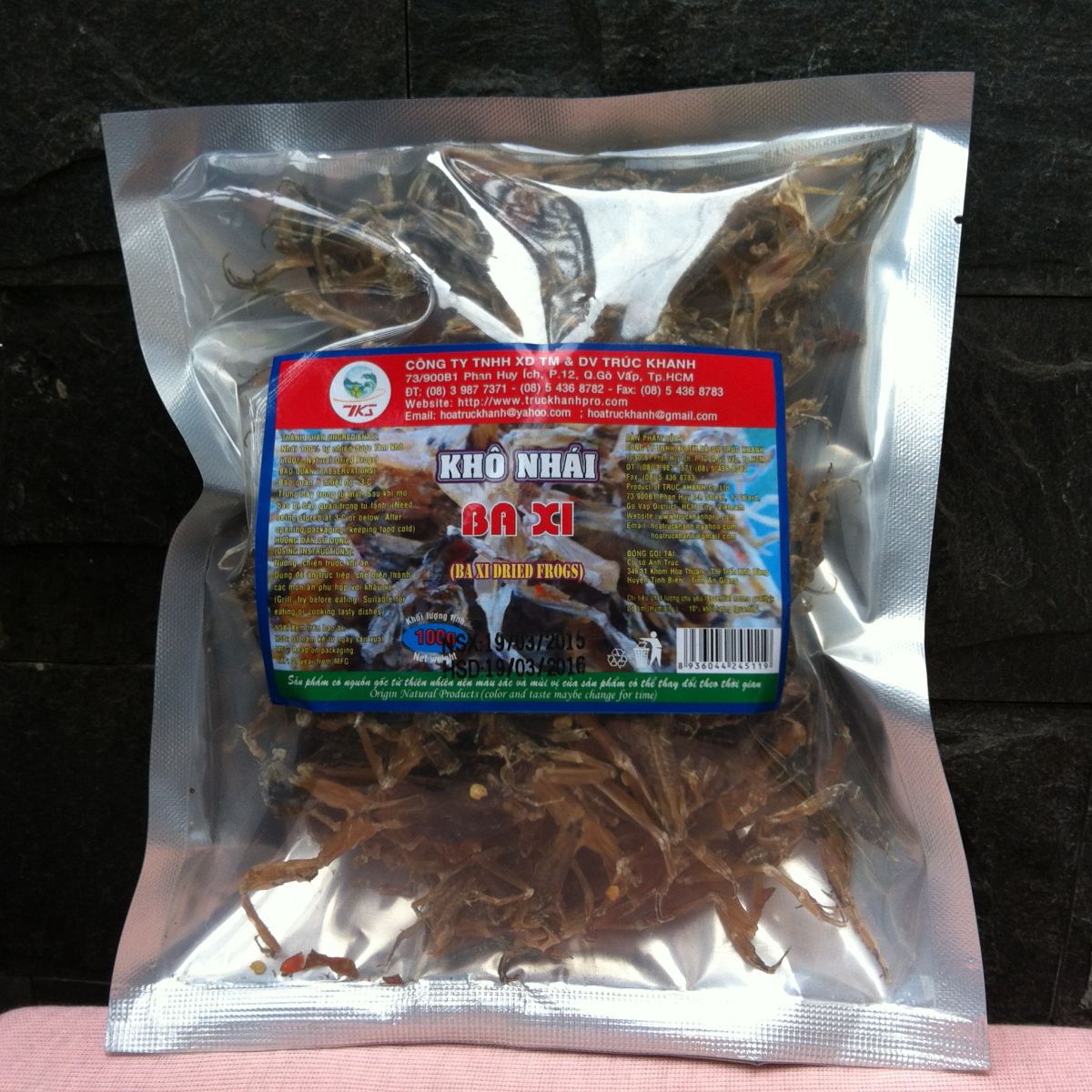 Dried frogs (bag 100g)